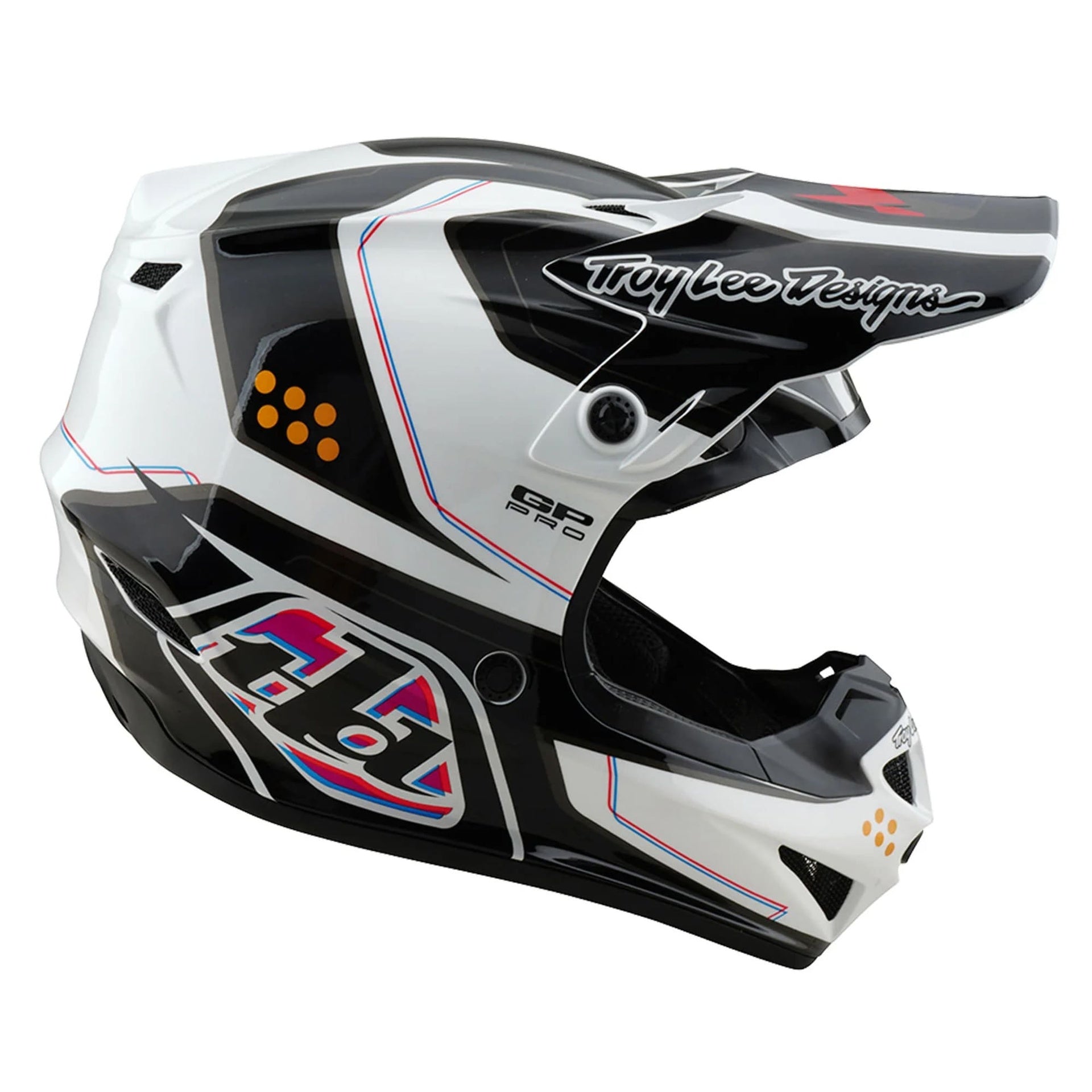Casco Troy Lee Designs Gp Pro Trooper White